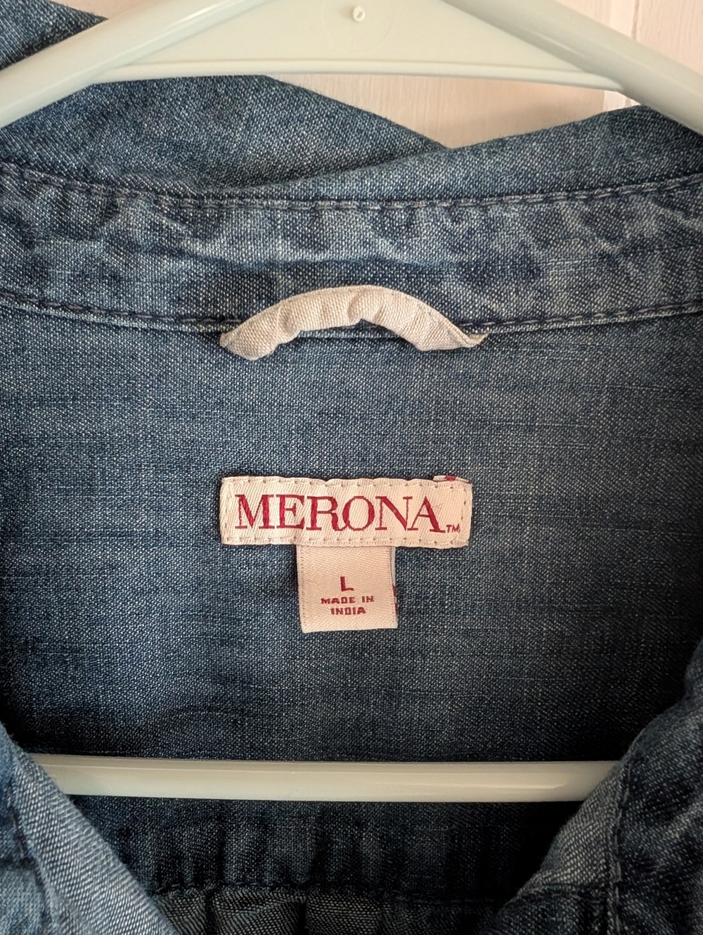 Merona Denim Chambray Shirt Dress - Picture 4 of 6